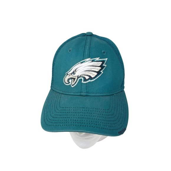 New Era 39Thirty Philadelphia‎ Eagles Hat Cap Small / Medium Green Mens - Picture 1 of 6